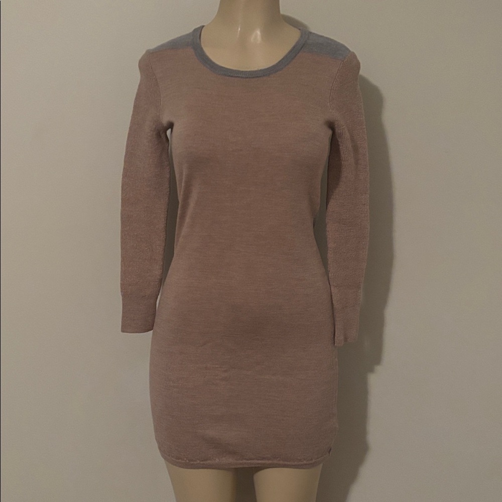 Cynthia Rowley 100% Merino Wool Two Tone Dress. Size M